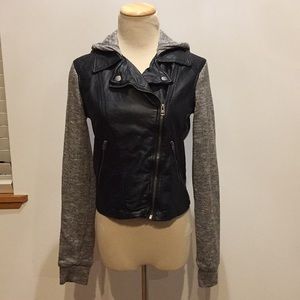Hollister Faux layered moto jacket